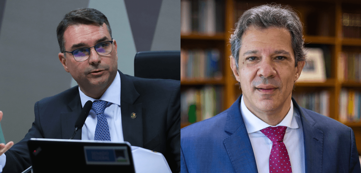 Haddad: “Flávio Bolsonaro foi beijar as mãos de Trump enquanto ele taxa empresas brasileiras e ataca o PIX”