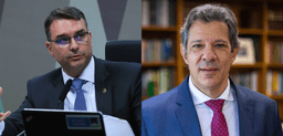 Haddad: “Flávio Bolsonaro foi beijar as mãos de Trump enquanto ele taxa empresas brasileiras e ataca o PIX”