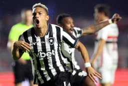 Brasileirão: Botafogo empata com São Paulo no fim do jogo