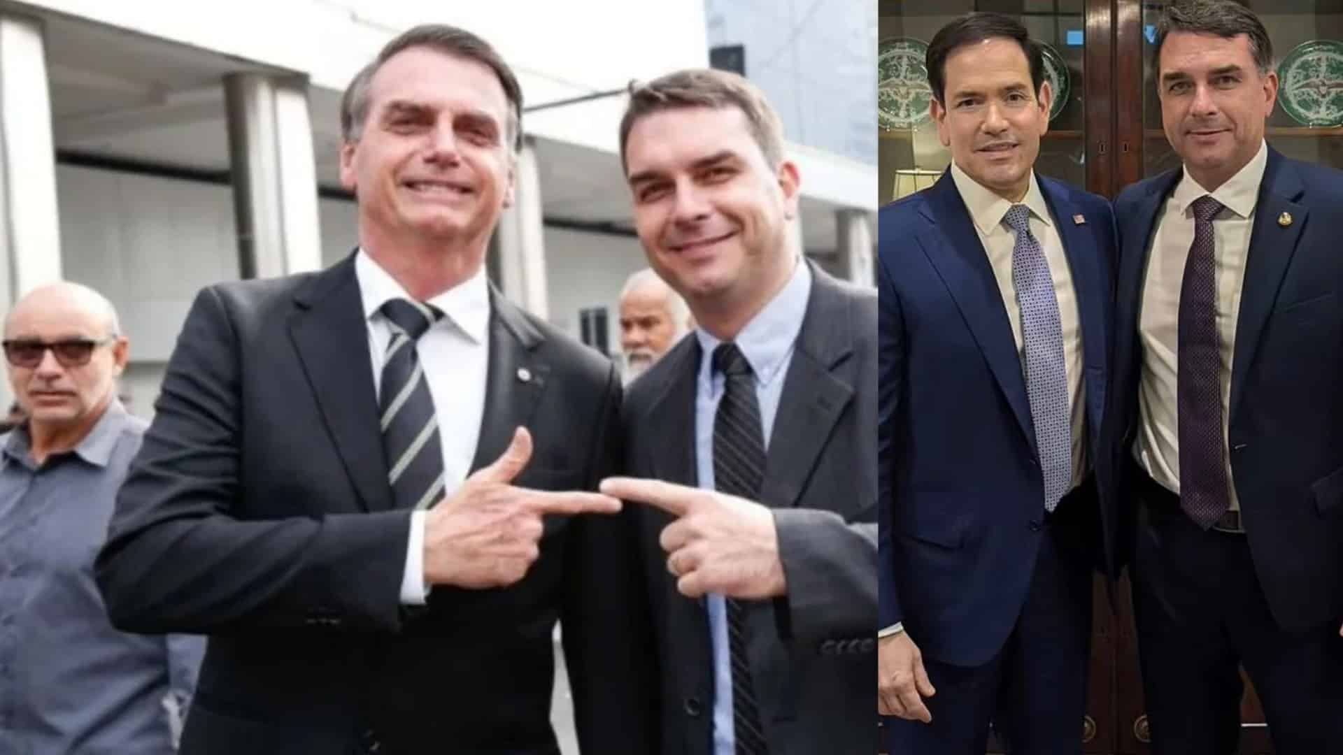 Efeito reverso: nova sanção de Trump ao Brasil ocorre após carta de Flávio Bolsonaro implorando a Rubio