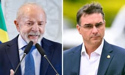 As intenções de voto de Lula e Flávio Bolsonaro no 2º turno, em nova pesquisa CNT/MDA