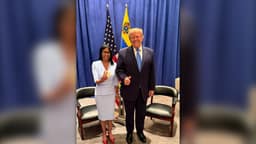 O “histórico” encontro entre Trump e Delcy Rodríguez