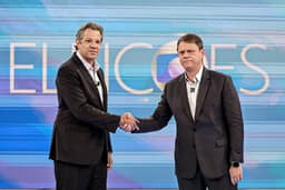 'Querem Milei aqui' e 'selo ouro do MEC'; veja principais frases do debate entre Tarcísio e Haddad