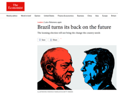 Brasil 'dá as costas ao futuro' em eleição com candidatos 'desoladores', diz The Economist
