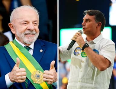 Lula e Flávio Bolsonaro divergem sobre maioridade penal e 500 mil vagas em presídios