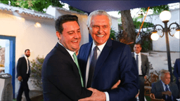 Caiado convida Ratinho Junior para comandar ministério em eventual governo