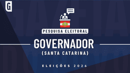 Paraná Pesquisas divulga novo levantamento com intenção de voto para governador de Santa Catarina