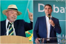 Lula e Flávio Bolsonaro disputam voto útil na reta final da eleição
