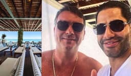 Flávio Bolsonaro e Sicário: cenário sugere lugar onde foto pode ter sido feita