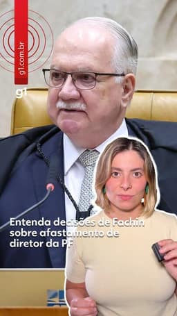 Entenda decisões de Fachin sobre afastamento de diretor da PF