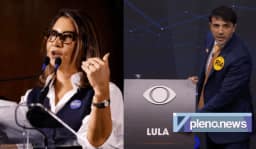 Janja publica nota de repúdio às falas de Renan Santos em debate