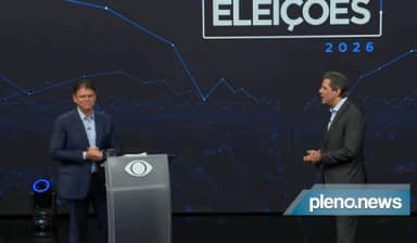Tarcísio e Haddad trocam acusações sobre facções em debate de SP