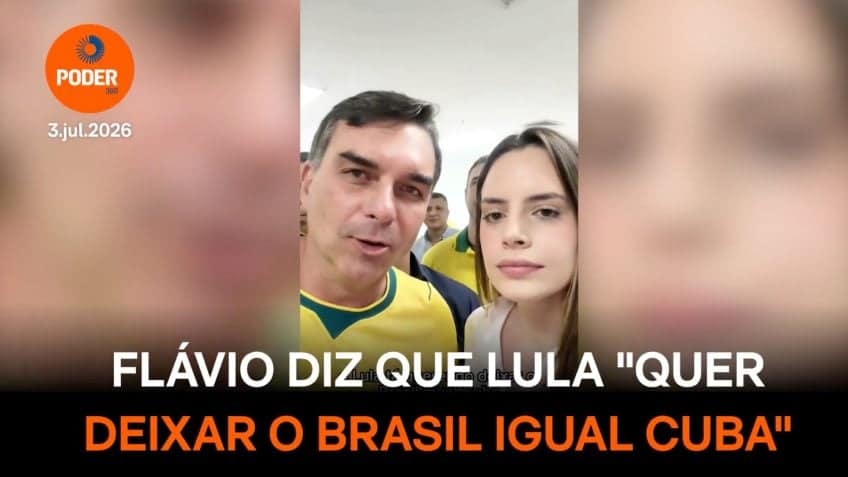 Flávio Bolsonaro diz que Lula “quer deixar o Brasil igual a Cuba”