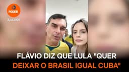 Flávio Bolsonaro diz que Lula “quer deixar o Brasil igual a Cuba”
