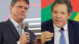 Tarcísio tem 46% contra 30% de Haddad em SP, diz Datafolha