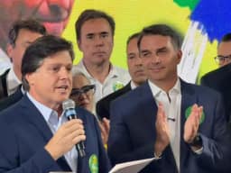 MDB oficializa apoio a Flávio Bolsonaro no segundo turno