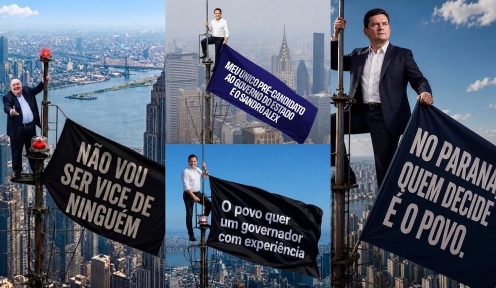Após pesquisa, pré-candidatos ao governo do Paraná trocam indiretas em trend de IA