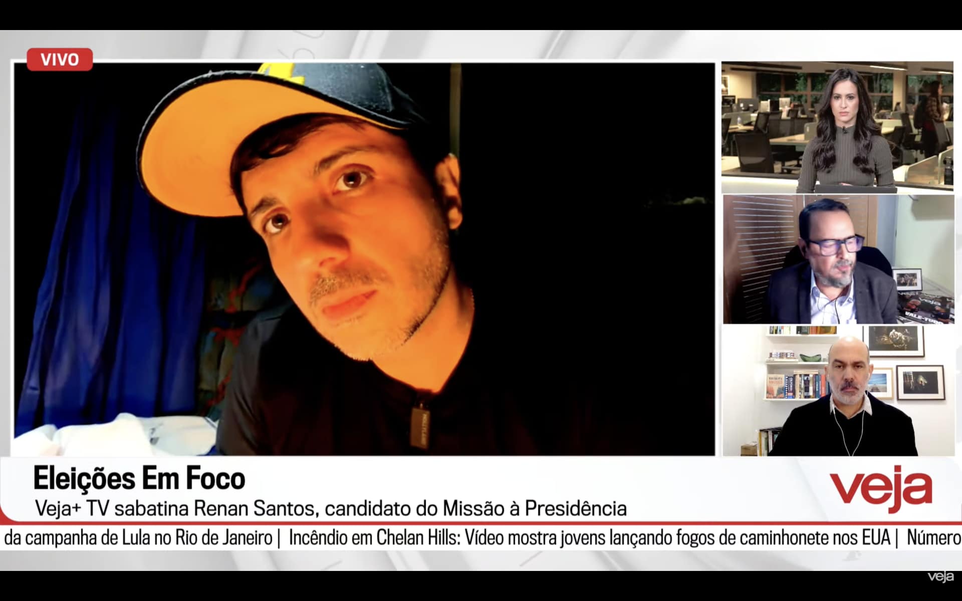 Renan Santos, do Missão, diz que Eduardo Bolsonaro serve ao lobby da família Trump