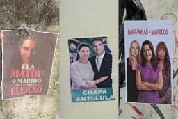 Ruas de Pernambuco amanhecem com ataques a Raquel Lyra: ‘Matou o marido para ganhar a eleição’