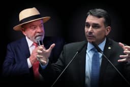 Datafolha registra pela 1ª vez empate entre Lula e Flávio nos dois turnos