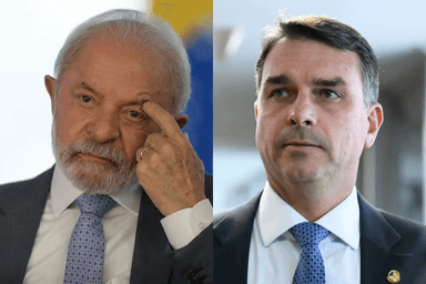 Pesquisa Real Time Big Data coloca Flávio Bolsonaro à frente de Lula no 1° turno em SP