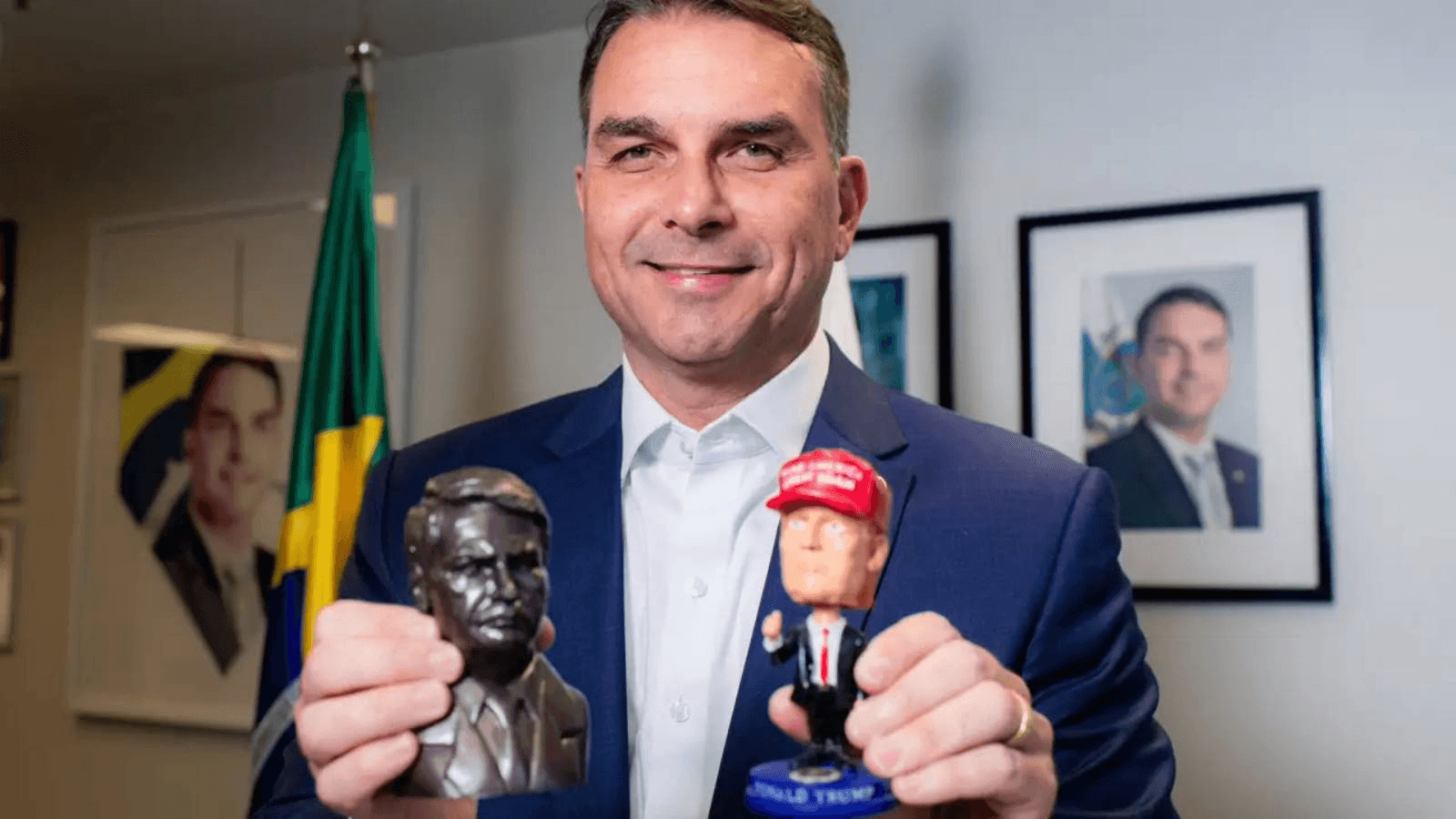 Nova viagem de Flávio Bolsonaro aos EUA amplia crise interna no PL; entenda