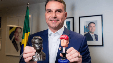 Nova viagem de Flávio Bolsonaro aos EUA amplia crise interna no PL; entenda
