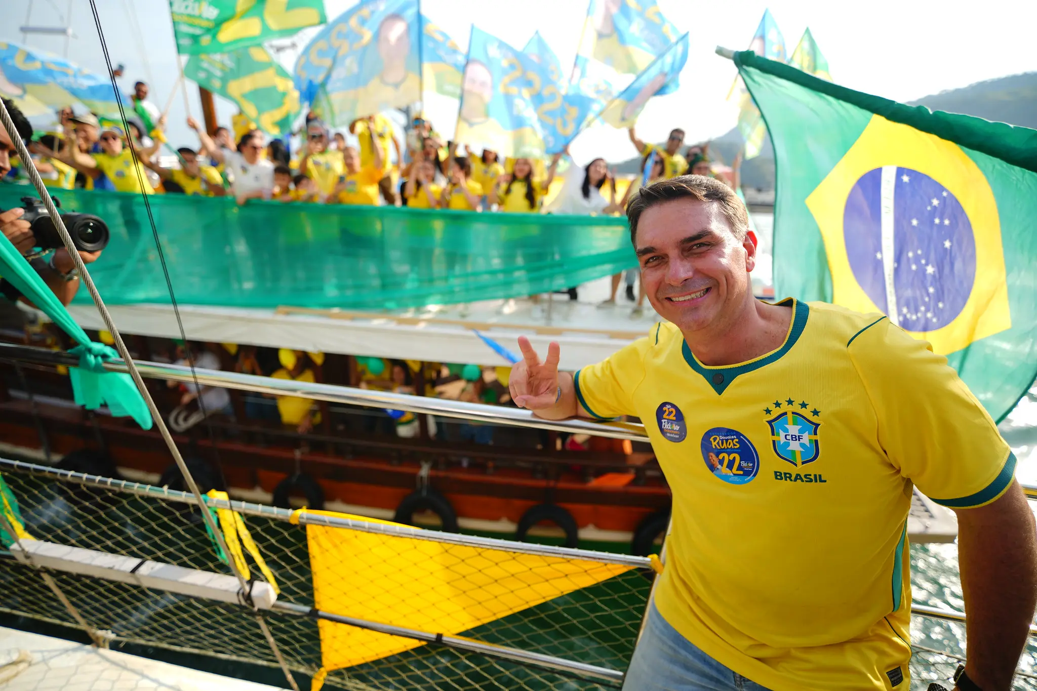 Ângelo Calmon de Sá doa R$ 400 mil ao PL na campanha de Flávio Bolsonaro