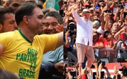 O que você não viu no lançamento das campanhas de Lula e Flávio