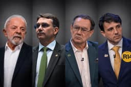 Pesquisa AtlasIntel: Lula lidera com 43,4%, Flávio tem 33,7%, e Cury e Renan empatam na 3ª posição