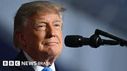 Trump sobre desempenho de Flávio Bolsonaro no 1º turno da eleição: 'Foi uma grande vitória'