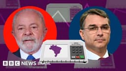 Pesquisa para presidente no 2º turno: veja o Agregador da BBC News Brasil e como está a disputa entre Lula x Flávio