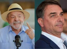 Atlas/Bloomberg: Lula tem 47,1% contra 42,6% de Flávio Bolsonaro no segundo turno