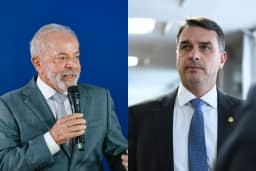 Lula amplia vantagem sobre Flávio Bolsonaro em cenário de segundo turno, diz pesquisa Quaest