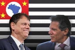 Atlas: com 51,1%, Tarcísio venceria eleição no 1º turno; Haddad tem 39,9%