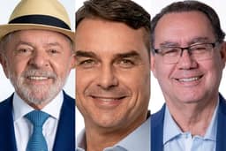 Lula tem 38%, Flávio, 30%, e Cury, 11%, em 1º turno, diz Real Time/Big Data