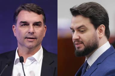 Flávio Bolsonaro ataca Moraes após visitar Filipe Martins em Ponta Grossa