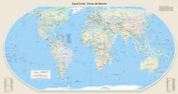ONU aprova adoção de novo mapa-múndi que mostra tamanho real da África