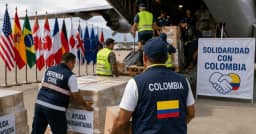 Colômbia recebe ajuda humanitária de 12 nações após tremor
