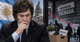 Argentina sob Milei fecha 31 mil empresas e 245 mil empregos formais