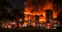 Incêndio atinge campus da ufpe em recife