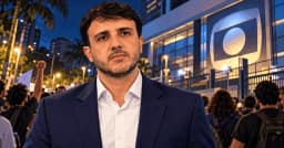Renan Santos convoca ato em frente à Globo após ficar fora de debate