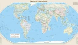 ONU aprova novo mapa-múndi e corrige distorção que diminuía África e América do Sul