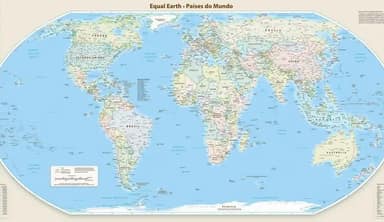 Assembleia da ONU aprova mapa Equal Earth que amplia a África, com 164 votos