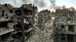 Faixa de Gaza tem 82% das construções danificadas três anos após 7 de Outubro
