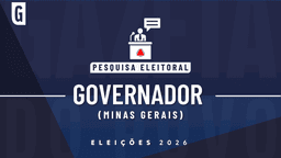 AtlasIntel divulga pesquisa para governador de Minas Gerais; confira o resultado