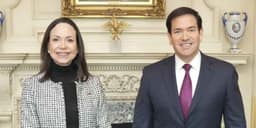 Negociações dos EUA permitiram volta de María Corina à Venezuela, diz Rubio