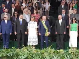 Lula reúne Fachin, Motta e Alcolumbre no desfile de 7 de Setembro