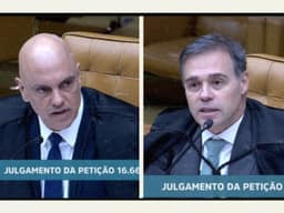 Moraes e Mendonça batem boca no STF: "patética essa alegação"