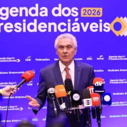 Caiado ironiza Flávio: 'Leu carta do pai para dizer que está pronto'